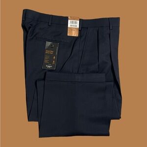 Haggar Pleat Two-Tone Herringbone Slacks